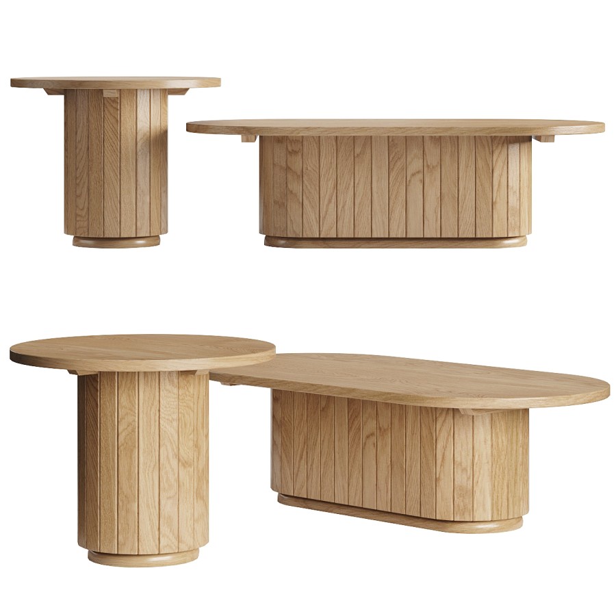 Licia Side Tables By Kave Home 3D Model for Corona | CGMood