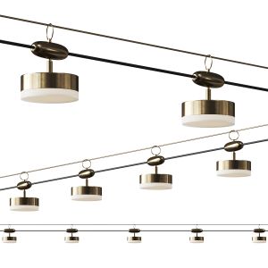 Dot Gibas Cable-mounted Outdoor Pendant Lamp