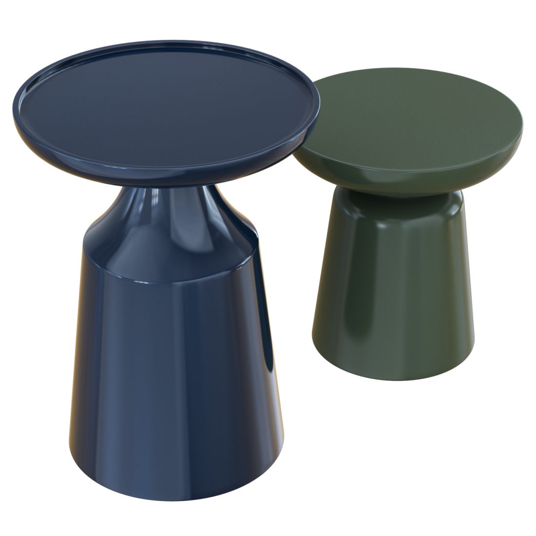 Side Tables Iris And Trapeze 3D Model for VRay | CGMood