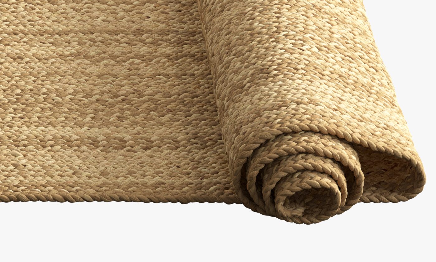 Jute Rug Cad Block Safavieh Dina Coastal Jute Rug Rectangular 3D Model for VRay | CGMood