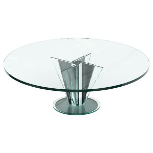 Vintage Glass Coffee Table