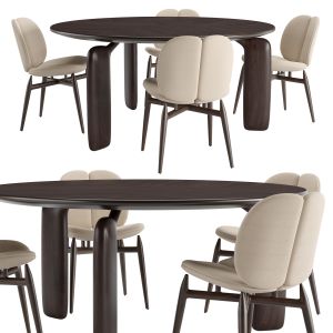 Roche Bobois Pulp Round Dining Table Set