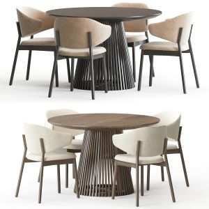 Holly Home Chair Calligaris And Jeanette Round Tab