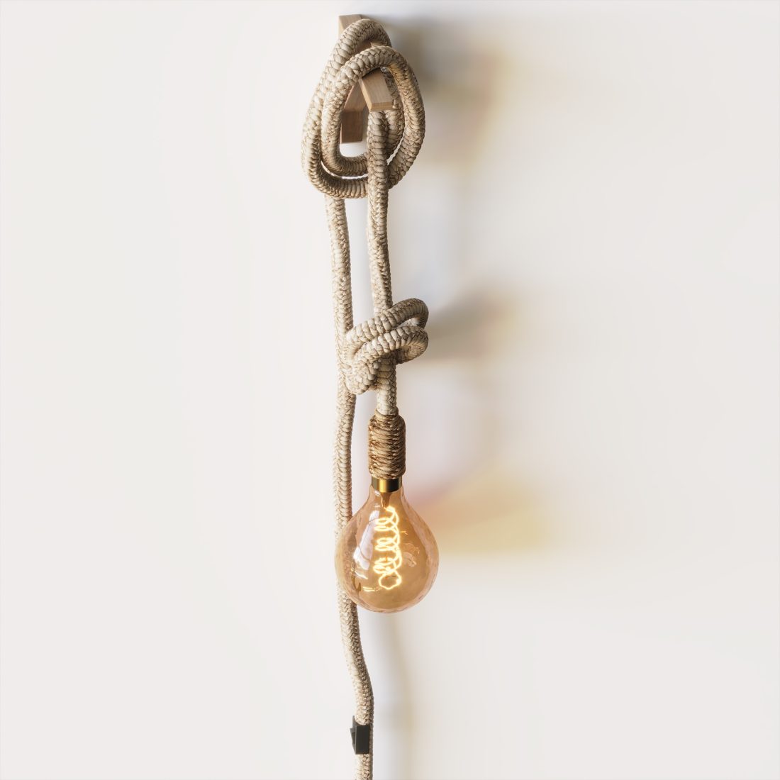 Hanging Rope Light 3D Model for Corona | CGMood
