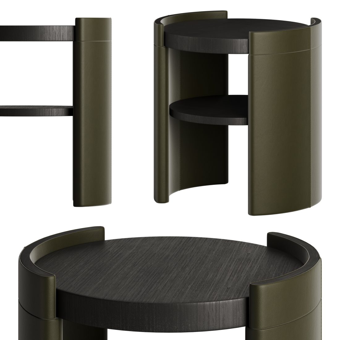 Cuff Side Table With Shelf By Articolo 3D Model for Corona | CGMood