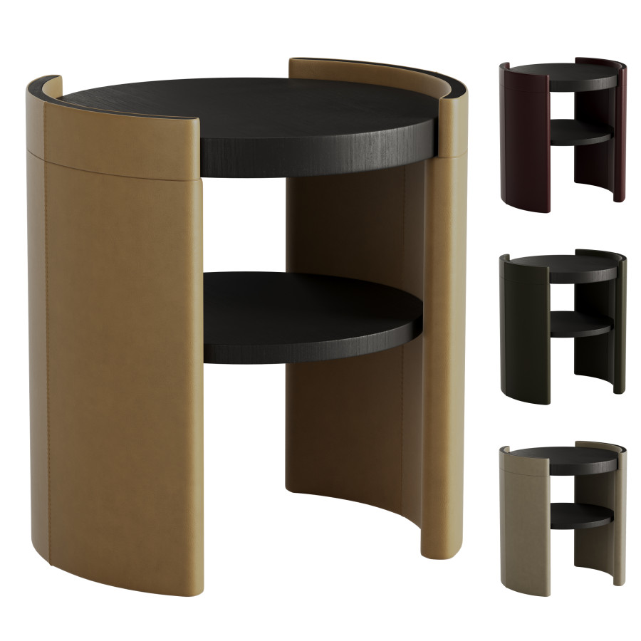 Cuff Side Table With Shelf By Articolo 3D Model for Corona | CGMood
