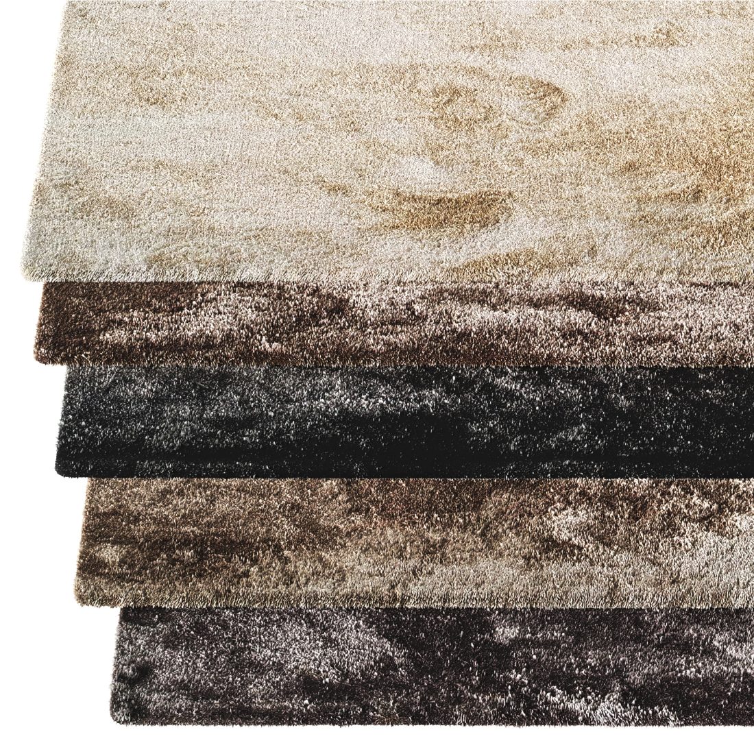 Shaggy Rug Whisper Black 3D Model for VRay, Corona | CGMood