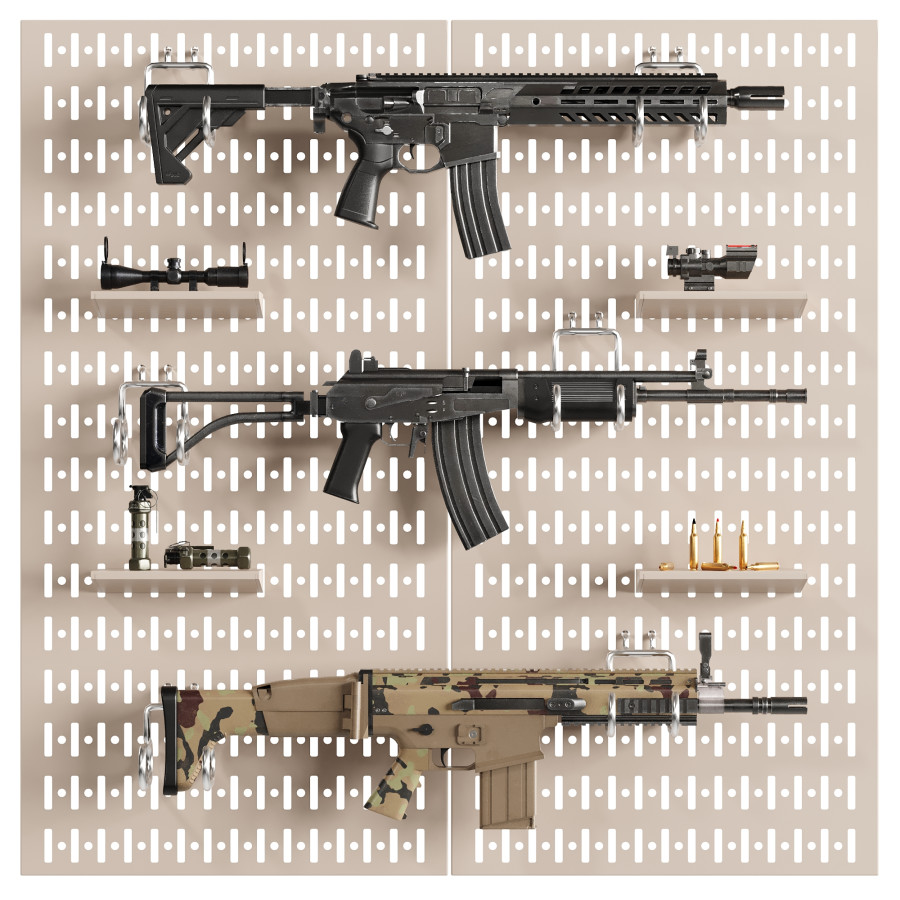 Store Show Case 8 Gun Store 2 3D Model for VRay, Corona | CGMood
