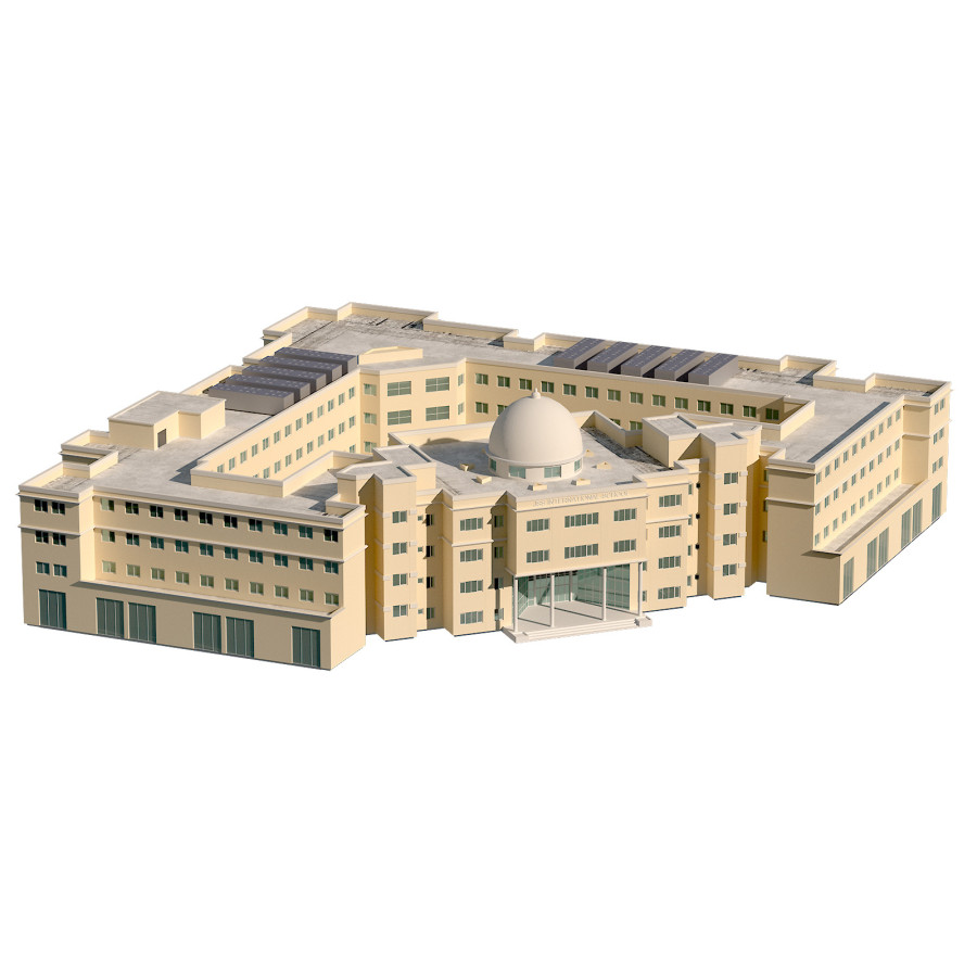 Jms Building Jss International School Dubai Jumeirah Village - 3D Model for VRay, Corona
