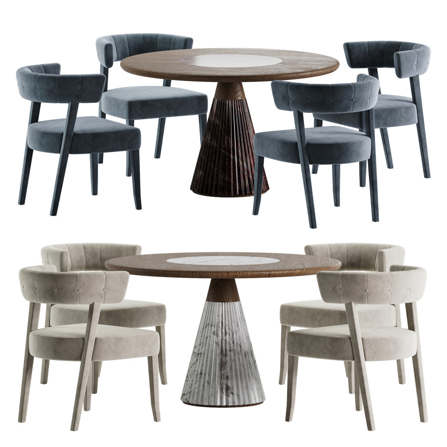 Customizable Designer Chair - 3D Model for VRay, Corona
