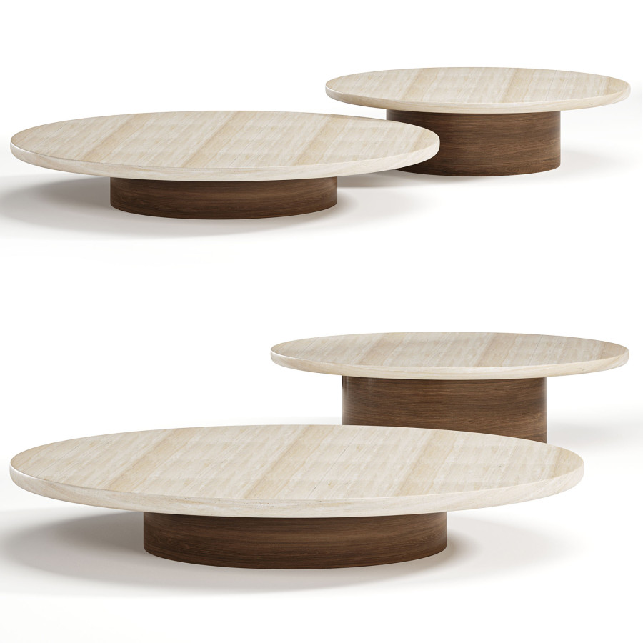 Table Version Model Version Collector Lessa Coffee Tables - 3D Model for Corona