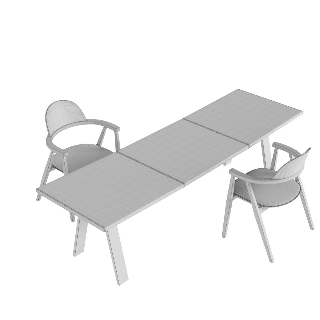 Hermes Metiers Desk And Chair 3D Model for Corona | CGMood