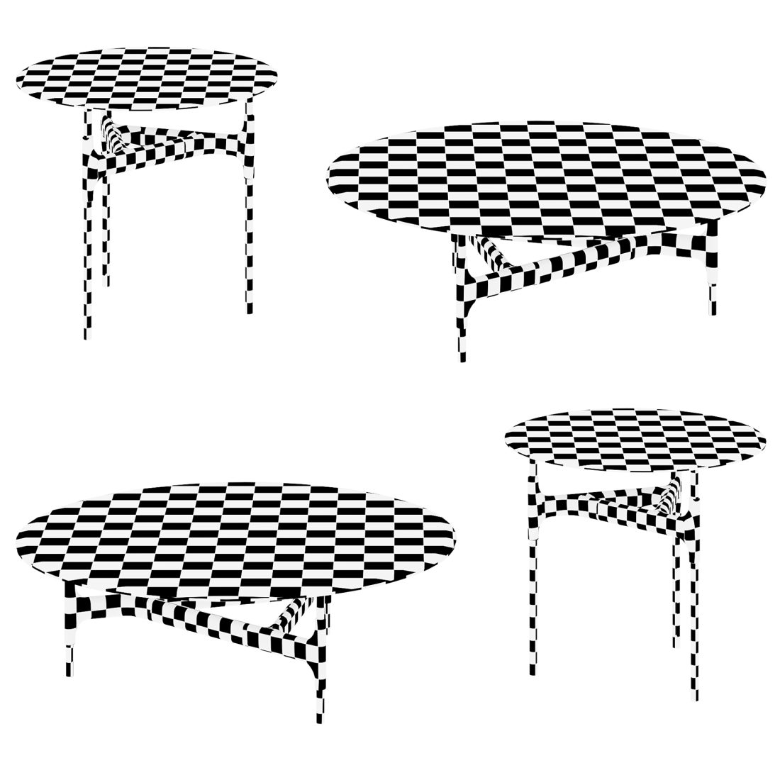 Joint Table By Porada 3D Model for Corona | CGMood