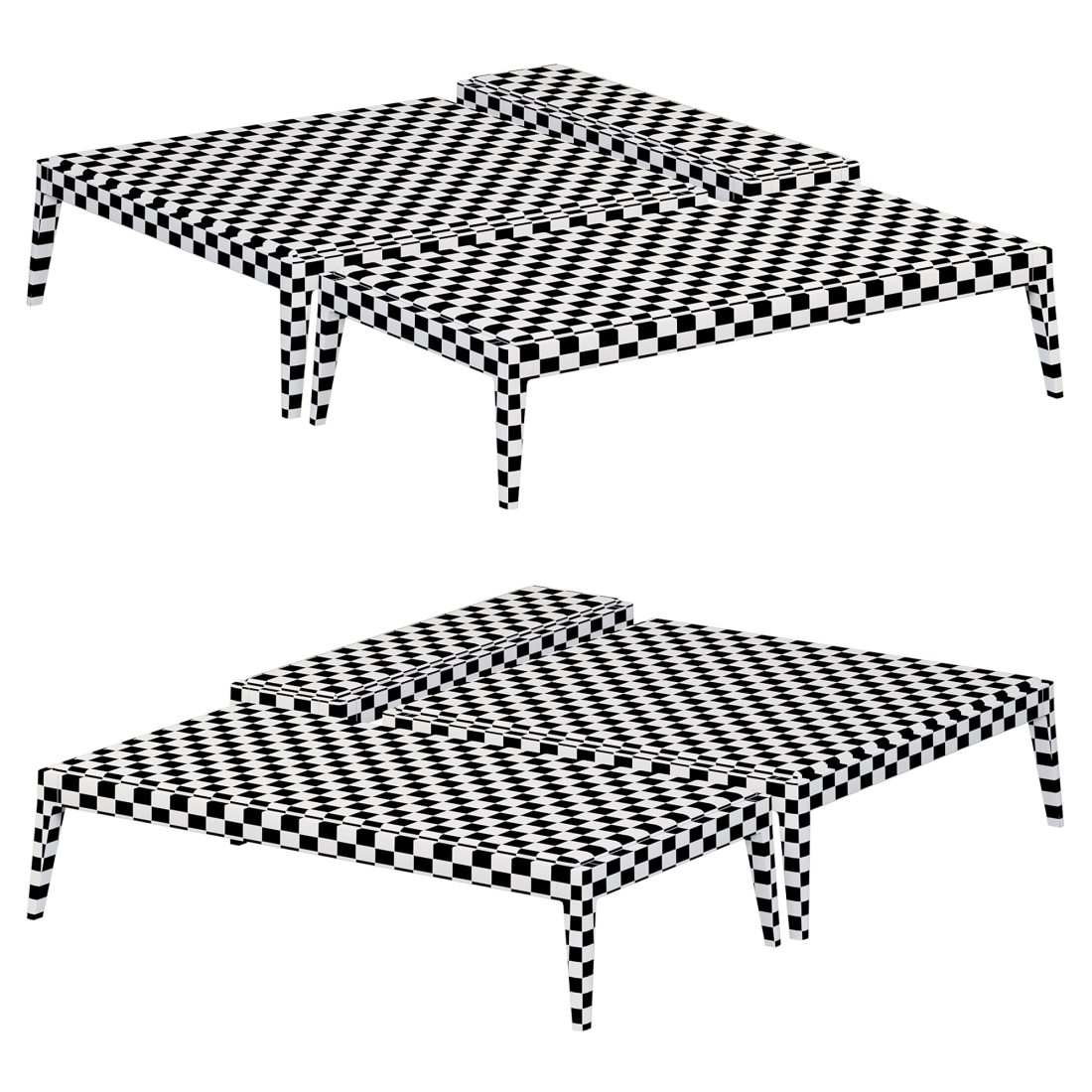 Ziggy Tables By Porada 3D Model for Corona | CGMood