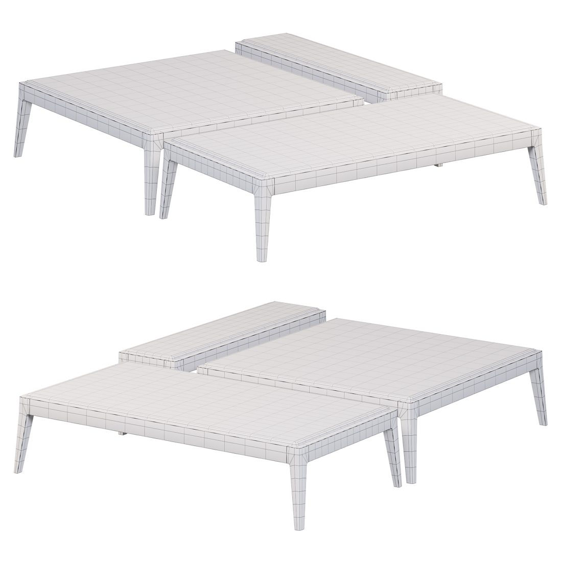 Ziggy Tables By Porada 3D Model for Corona | CGMood