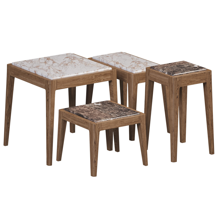 Ziggy Tables By Porada - 3D Model for Corona