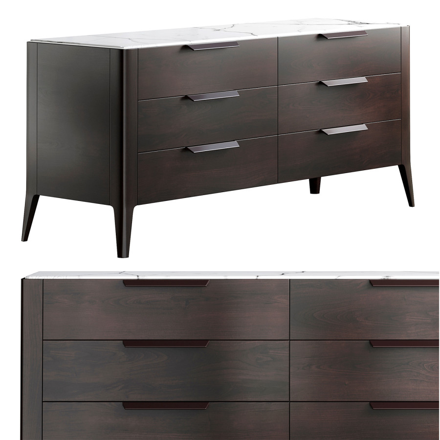 Ziggy Night 6 Commode By Porada - 3D Model for Corona