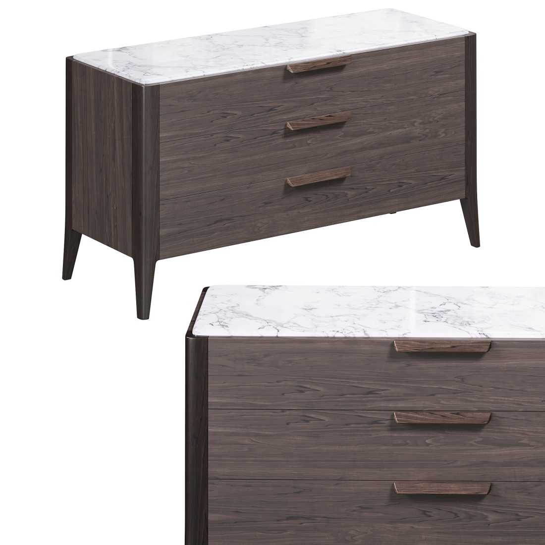 Ziggy Night Table By Porada - 3D Model for Corona