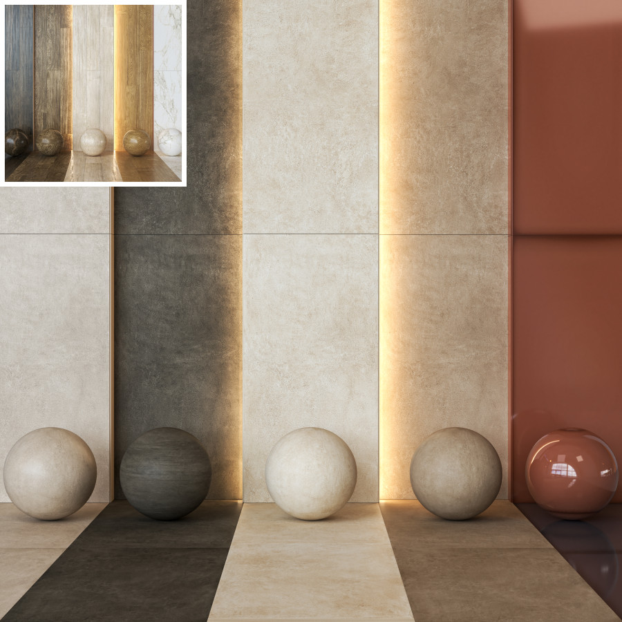 Italon Eternum Tile & Slab Pack (12 Variations) Material for VRay ...