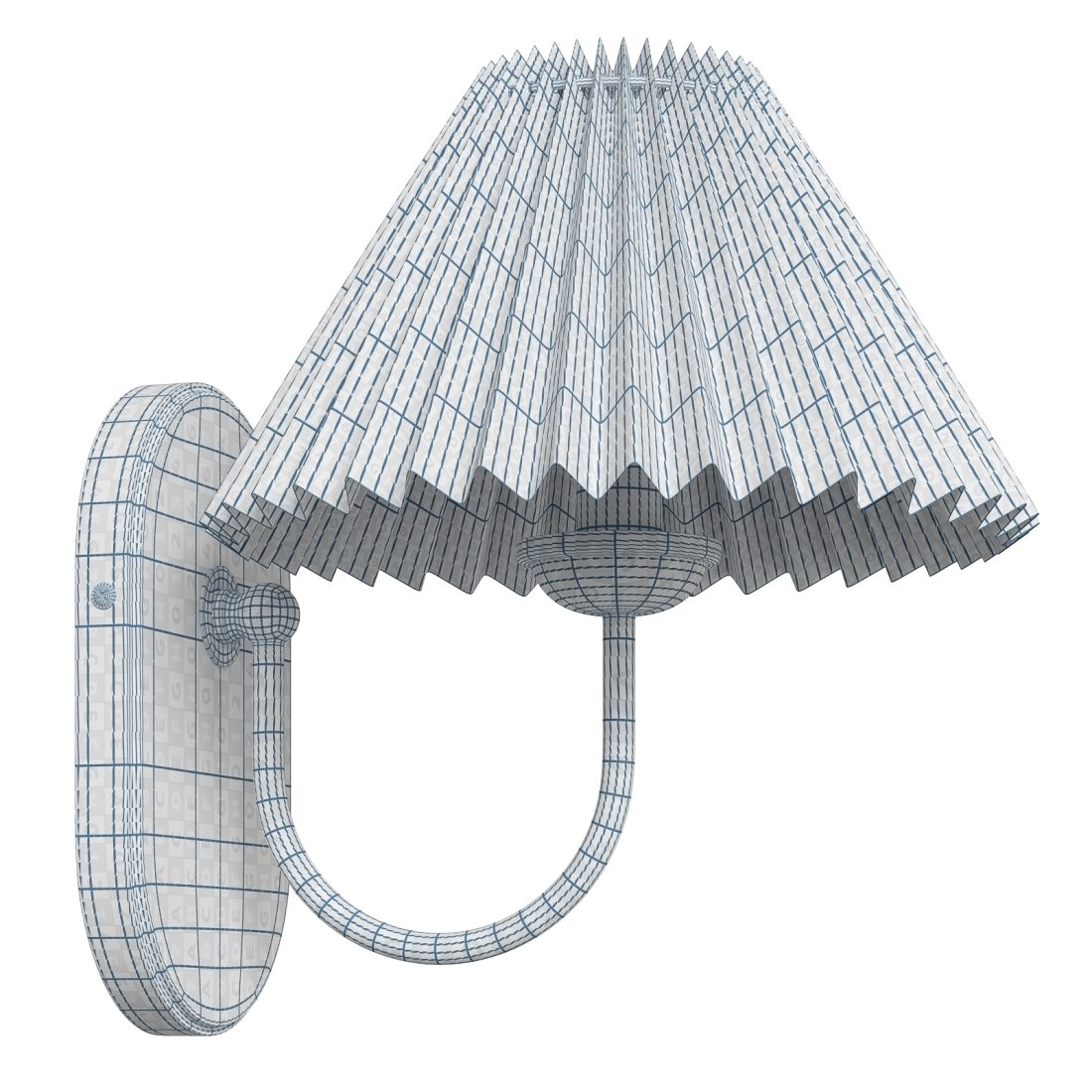 Docos Wall Lamp Louise 3D Model for VRay, Corona | CGMood