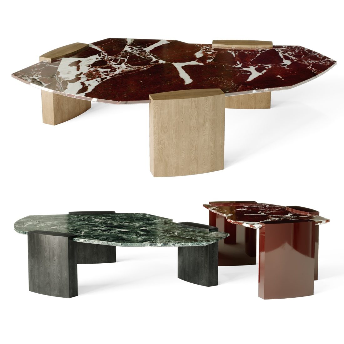 Kora X Coffee Tables 3D Model for Corona | CGMood