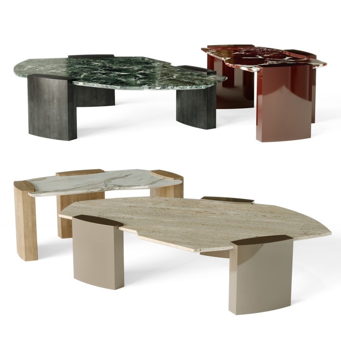 Kora X Coffee Tables 3D Model for Corona | CGMood