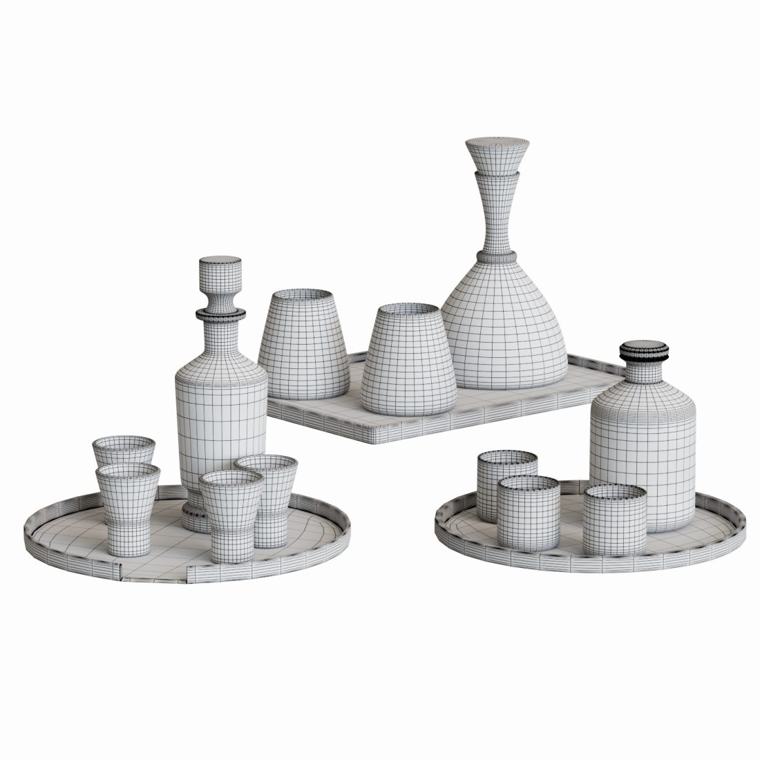 Tableware Set 3D Model for Corona | CGMood