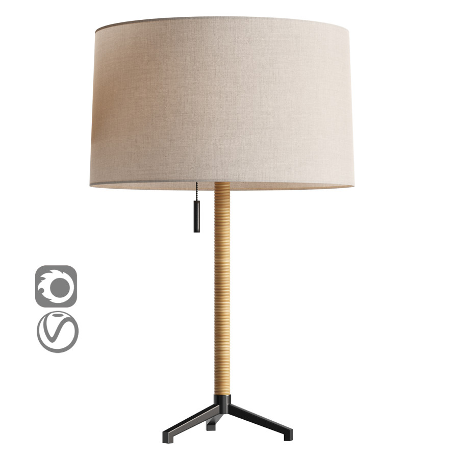 Valerie Table Lamp 3D Model for VRay, Corona | CGMood