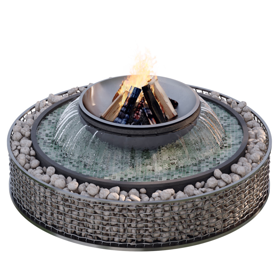 Fireplace Water Feature 886 by yunus turkoglu