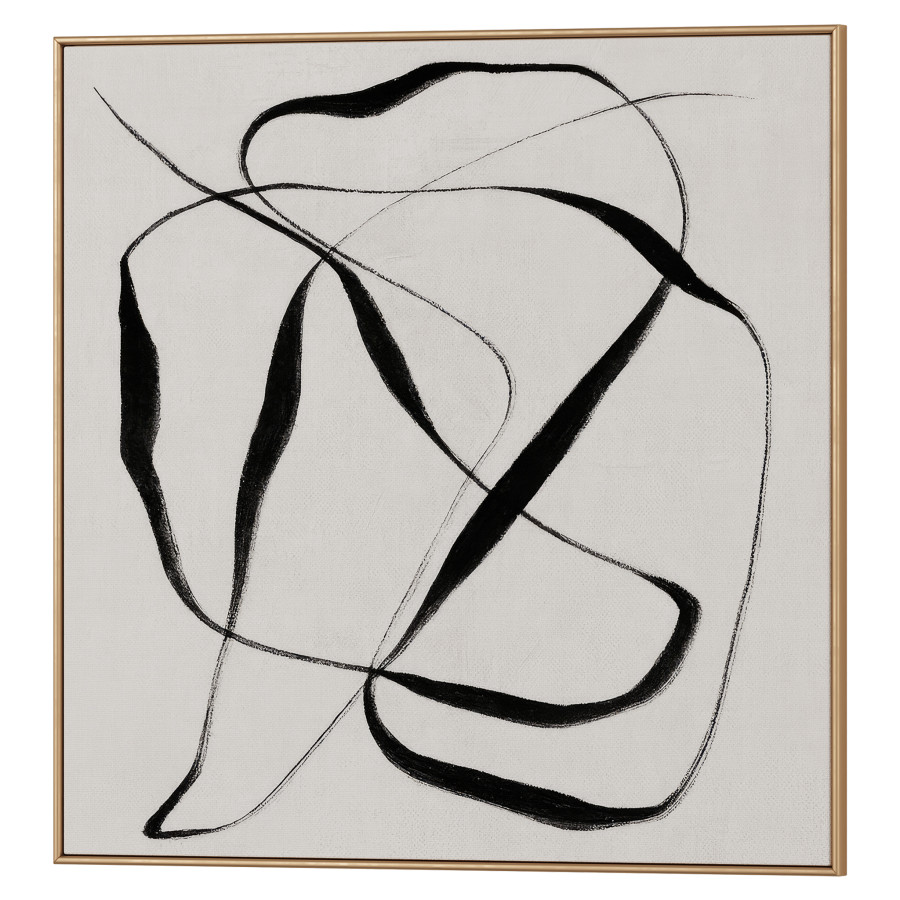 Set Of 3 Abstract Paintings In Frames - 3D Model for Corona