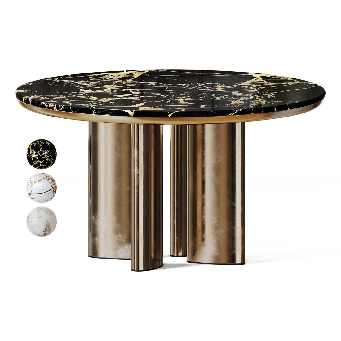 1491 Adrien Table By Poliform 3D Model for VRay, Corona | CGMood