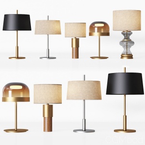 5 Table Lamps Set 1