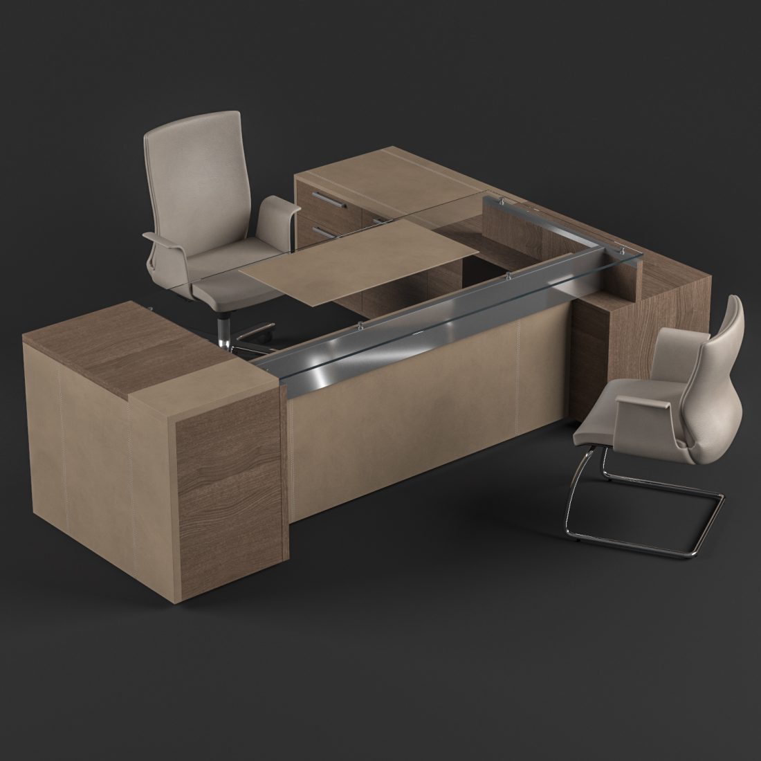 Codutti One Table - 3D Model for VRay