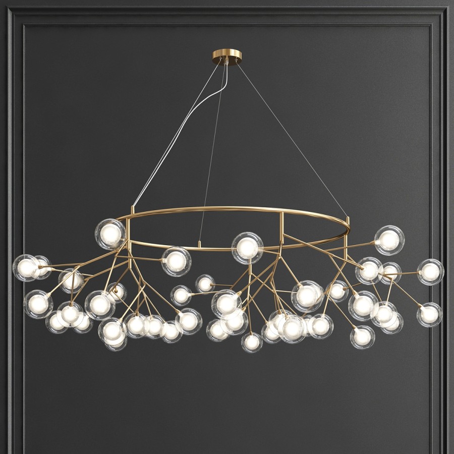 Firefly Chandelier 3D Model for VRay | CGMood