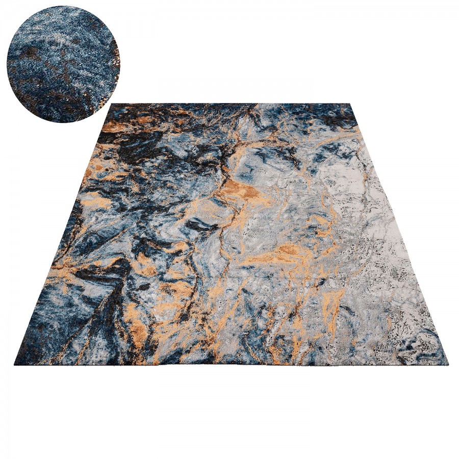 Rug Leonardo Blue - 3D Model for VRay, Corona