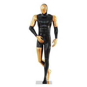 Black Male Mannequin With Gold Face 58