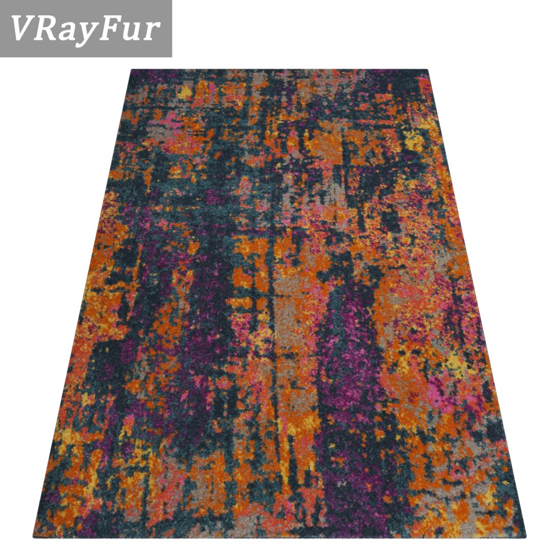 Rug Set 2091 - 3D Model for VRay, Corona