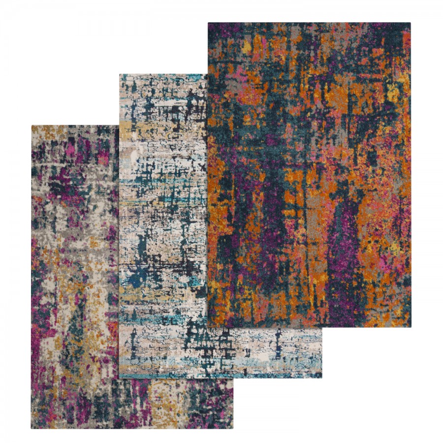 Rug Set 2091 - 3D Model for VRay, Corona