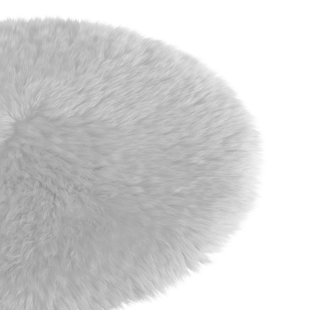 White Rug For Rendering Round White Rug 3D Model for VRay | CGMood