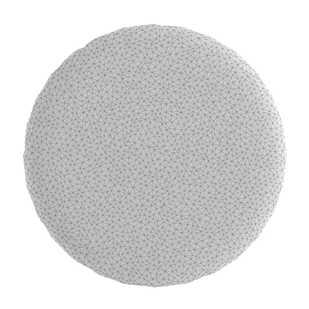 White Rug For Rendering Round White Rug 3D Model for VRay | CGMood