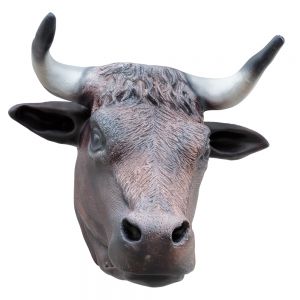 Decorative Bull Head On The Wall