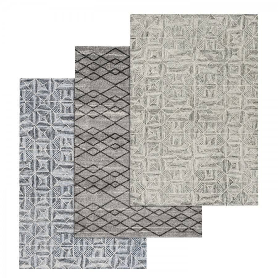 Rug Set 2205 - 3D Model for VRay, Corona