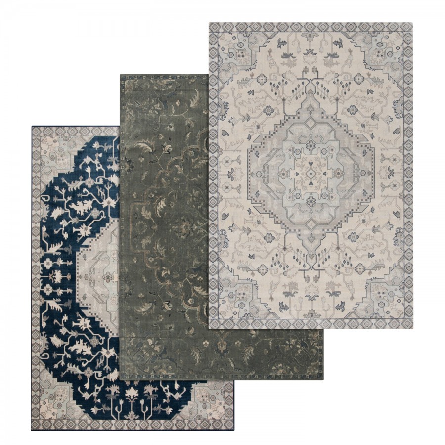 Rug Set 2207 - 3D Model for VRay, Corona