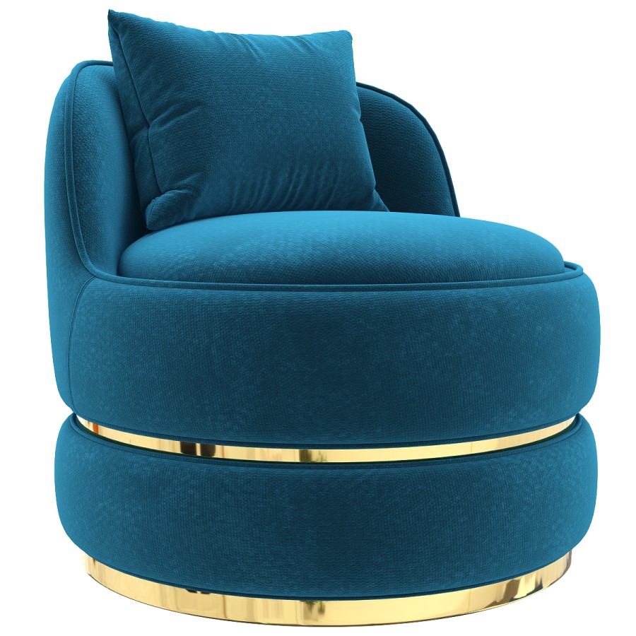 Makeup-barrel-chair - 3D Model for VRay