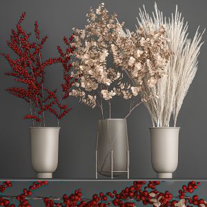 Decorative Bouquet Of Dried Flowers 202