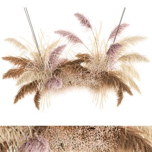 Hanging Decor Of Their Dried Pampas Grass 200