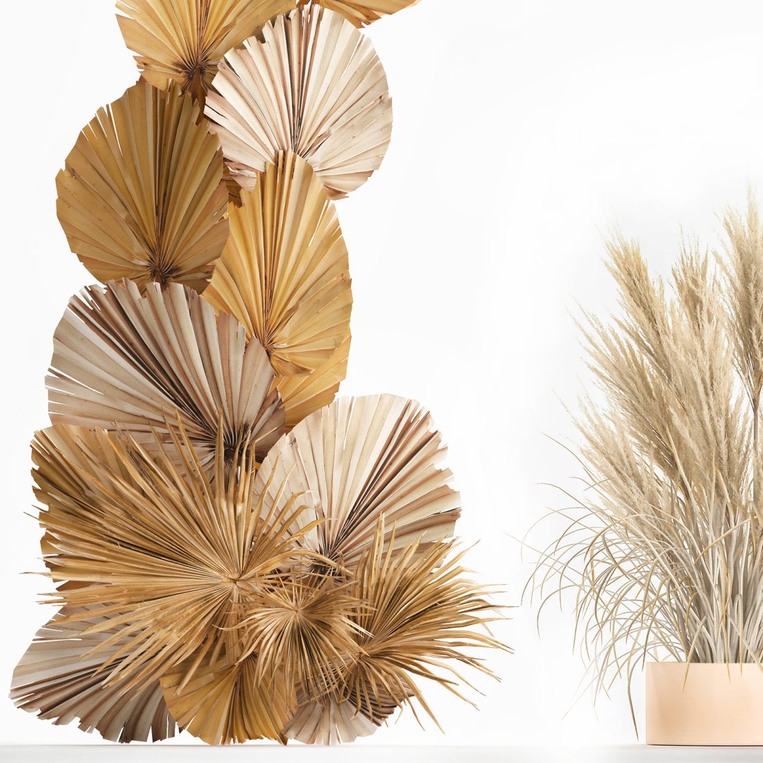 Wedding Arch Made Of Dry Reeds And Palm Leaves 3D Model for VRay | CGMood