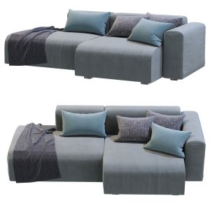 Mags Soft Corner Lounge Sofa By Hay