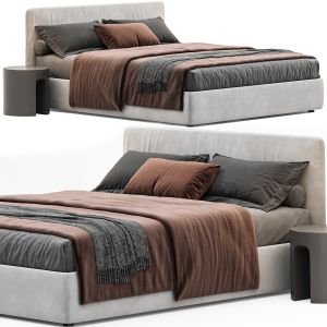 Upholstered Double Bed_bolzan Letti