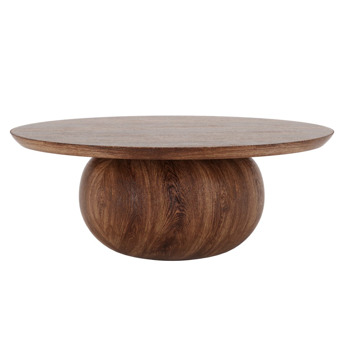 Wood Coffee Table West Elm - 3D Model for VRay, Corona